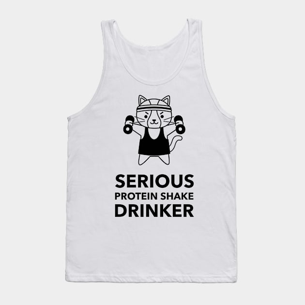 Serious Protein Shake Drinker - Premier Protein Shake Powder Atkins Protein Shakes Tank Top by Medical Student Tees